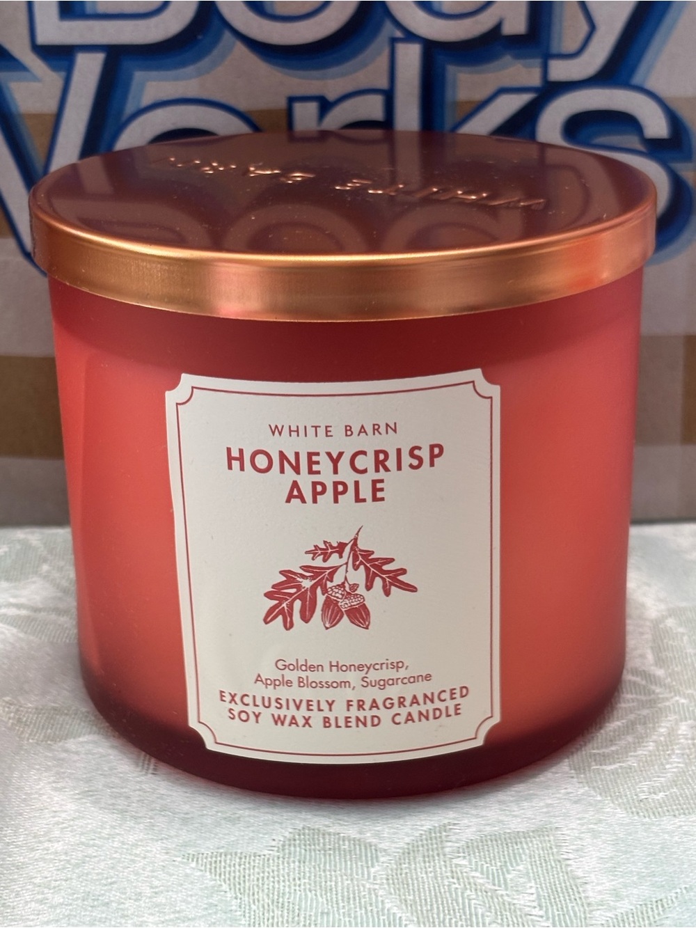 Bath & Body Works Honeycrisp Apple Three Wick Scented Candle